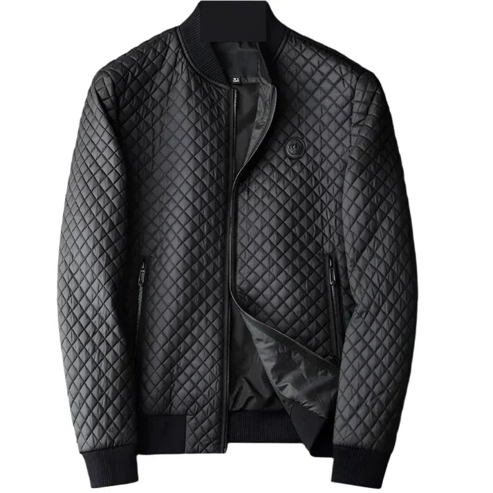 Men’s Quilted Bomber Jacket | Lightweight Padded Outerwear | Transitional Layer