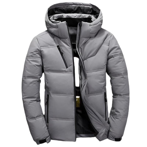 Men's Hooded Winter Puffer Jacket | Windproof Shell | Thermal Insulation