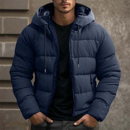 Men’s Hooded Puffer Jacket | Insulated Winter Outerwear