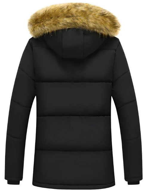Men’s Winter Parka | Faux Fur Hood | Sherpa-Lined Heavyweight Jacket