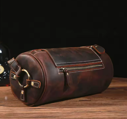 Vintage Leather Toiletry Bag | Men’s Travel Dopp Kit Canada