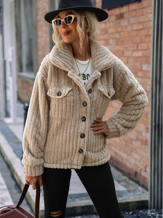 Chunky Knit Shacket | Oversized Fit | Warm and Stylish | Casual Outerwear