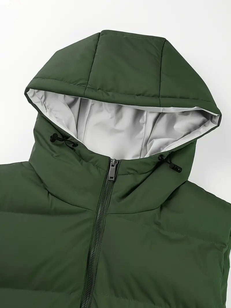 Men's Hooded Puffer Vest | Lightweight Insulation | Outdoor Layering Essential