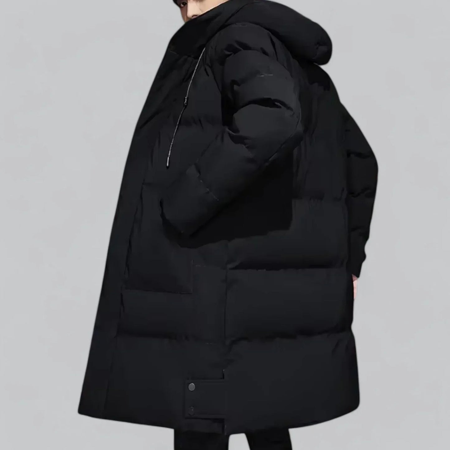 Men’s Long Hooded Puffer Parka | Insulated Winter Coat | Windproof Outerwear Canada