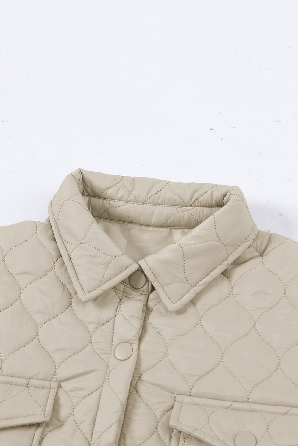 Quilted Button-Up Shacket | Lightweight Warmth | Oversized Fit | Casual Style