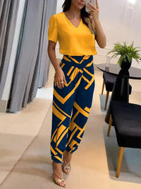 Yellow with pattern