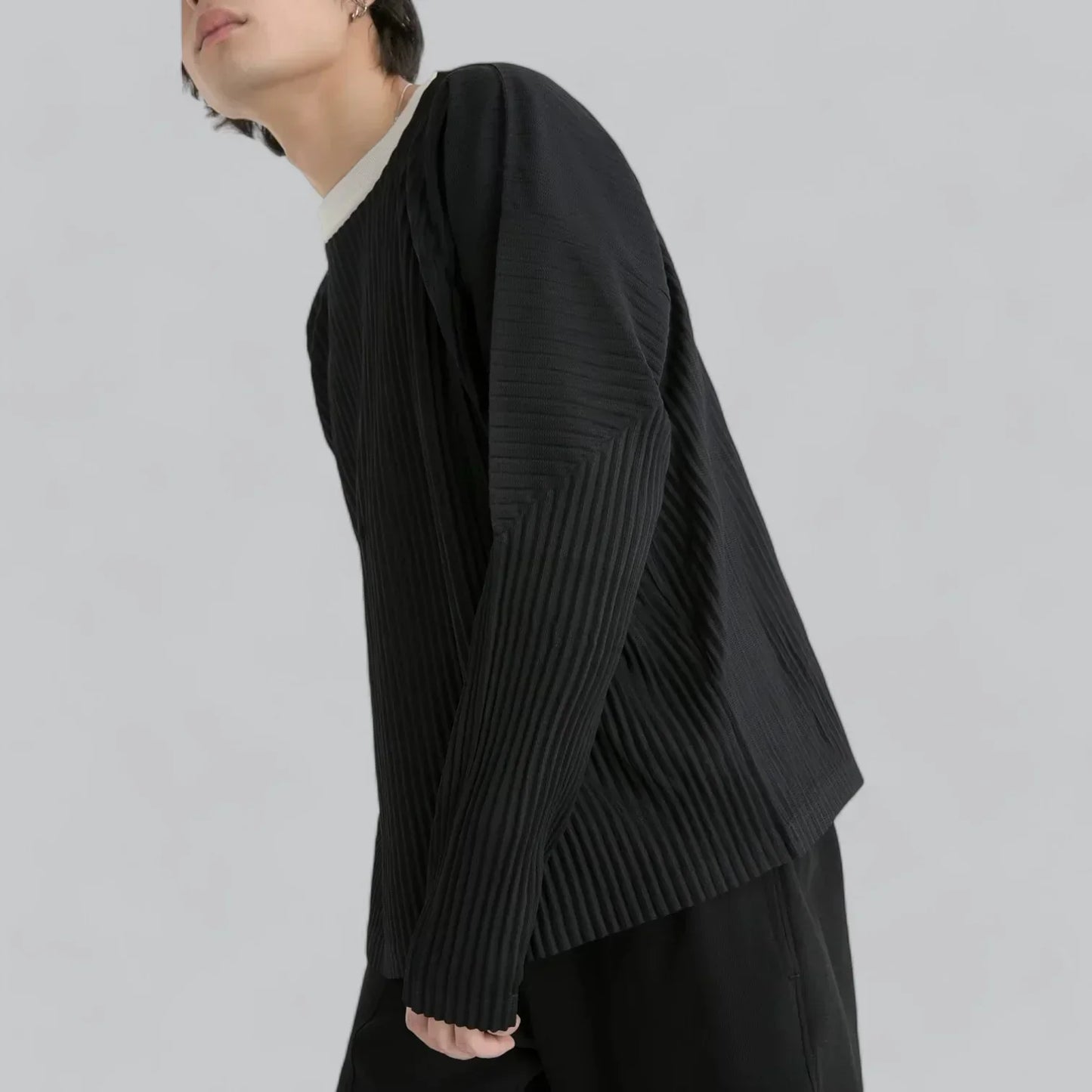 Aldamar - Moderne Herenpullover met Geribbeld Ontwerp