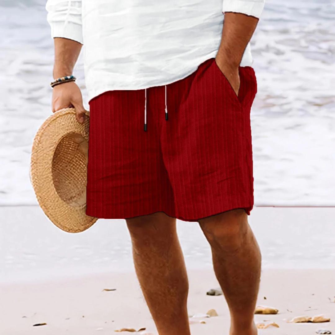 Men’s Linen-Blend Shorts | Lightweight | Summer Casual Wear