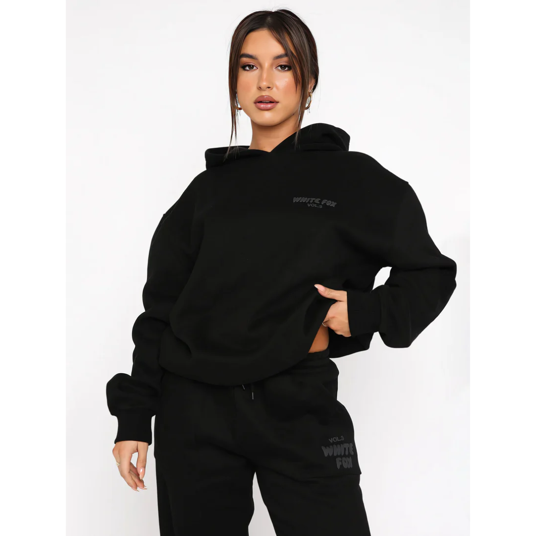 Oversized Graphic Hoodie | “White Fox Vol.3” Printed Pullover | Casual Streetwear Canada