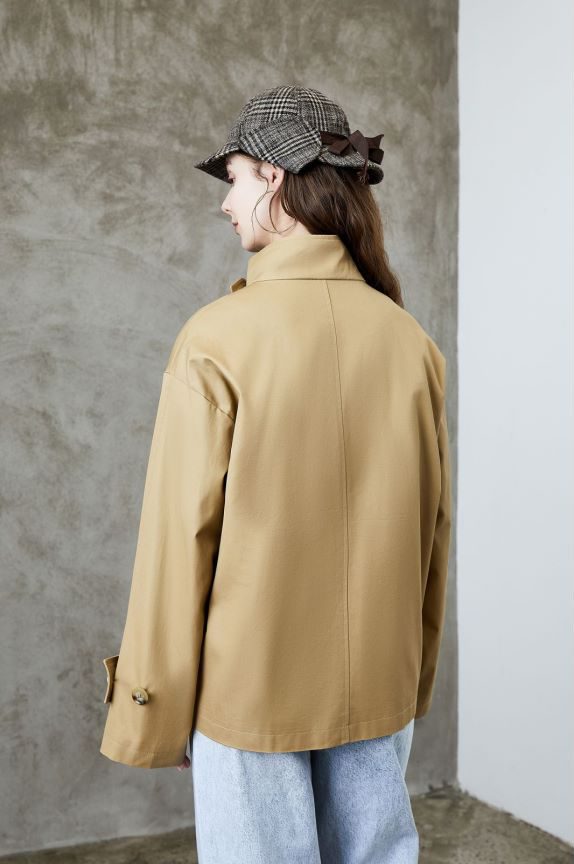 Double-Breasted Pea Coat | Wool Blend | Timeless and Chic