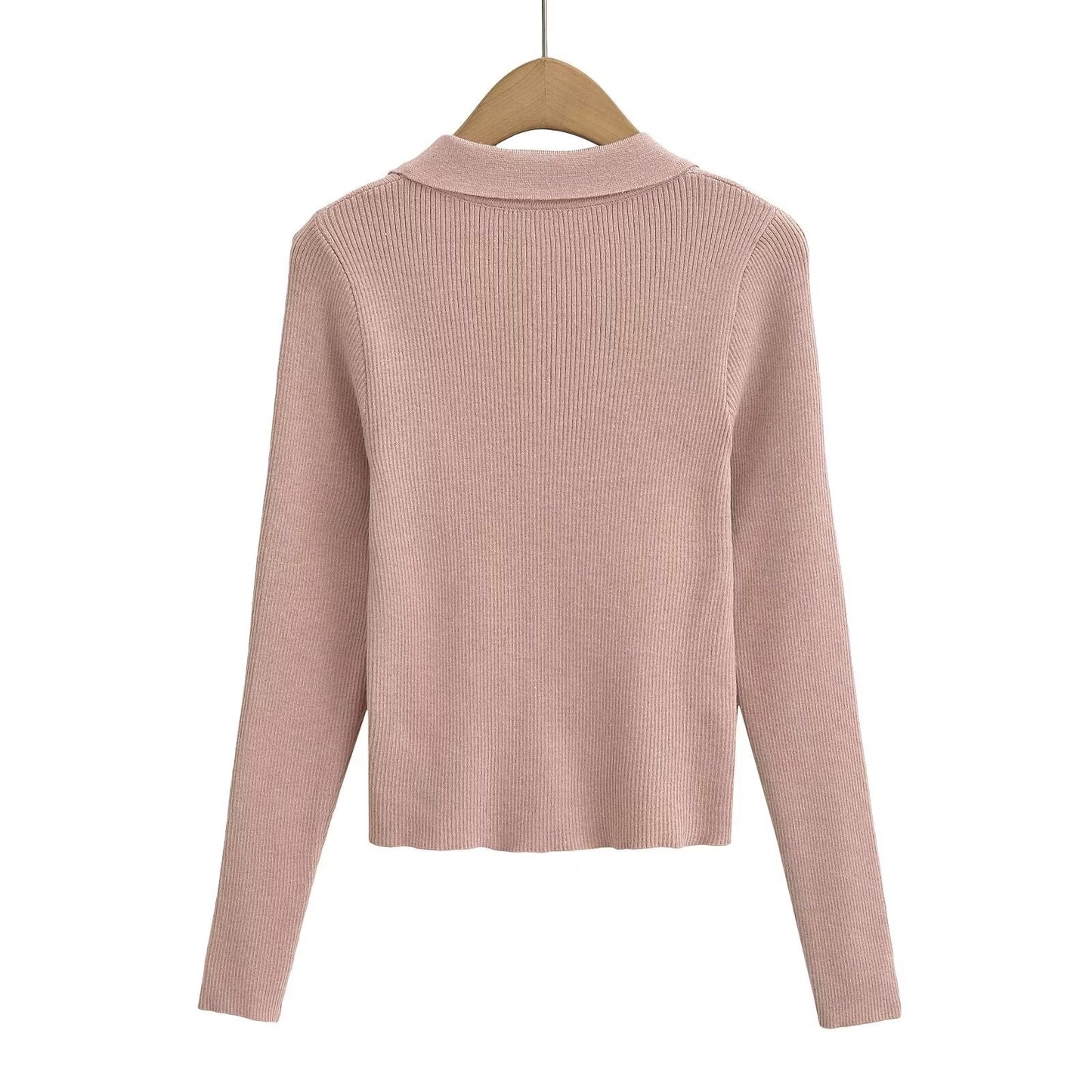 Collared Button-Down Cardigan | Slim Fit | Soft and Elegant