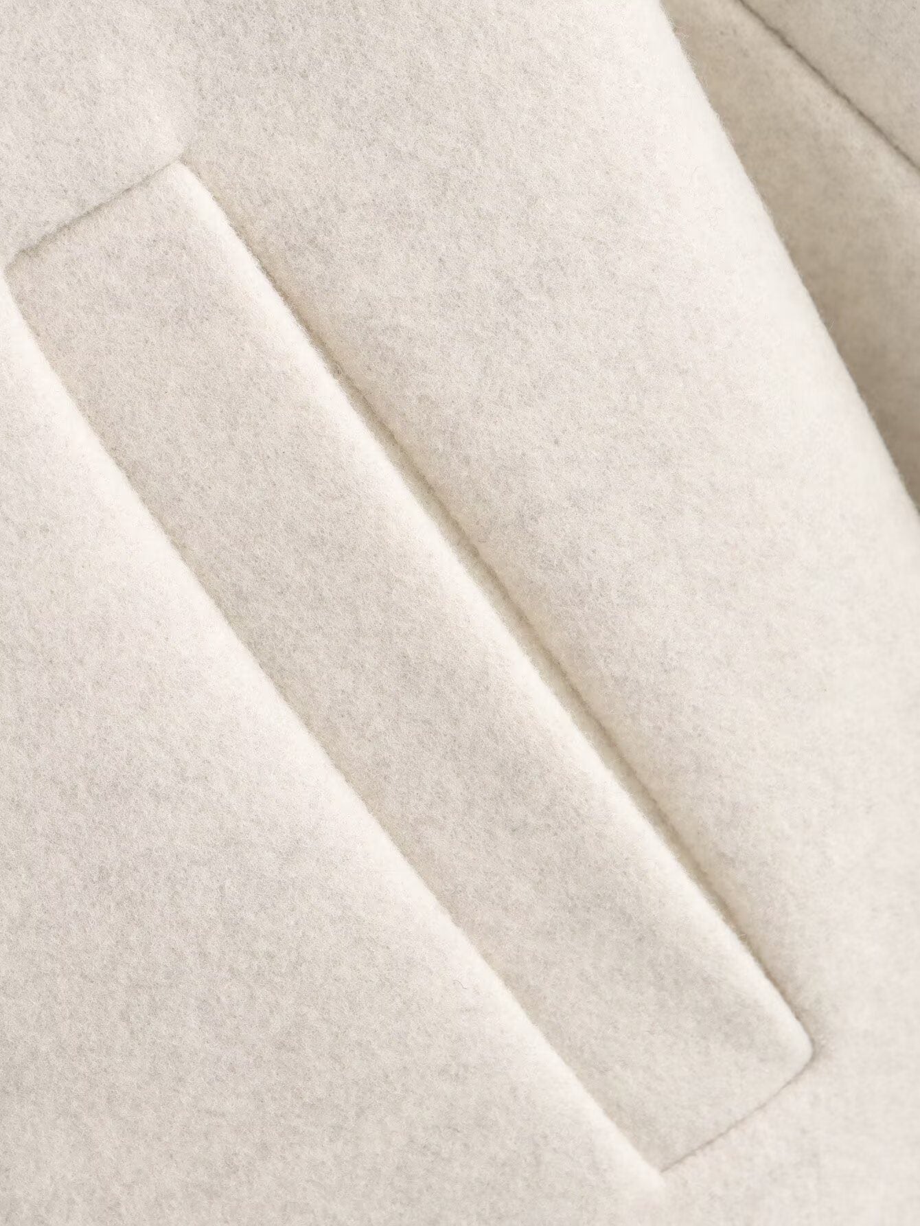 Minimalist Wool Blend Jacket | Clean Modern Design | Wool-Polyester Blend | Transitional Outerwear