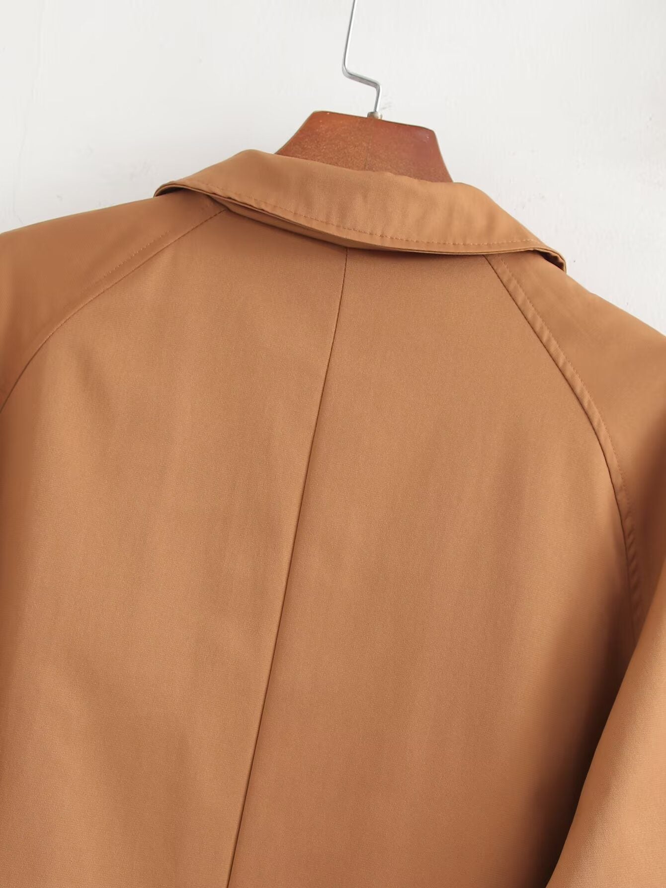 Women's Classic Long Trench Coat | Timeless Design | Button-Up Closure | Casual & Office Fall Outerwear