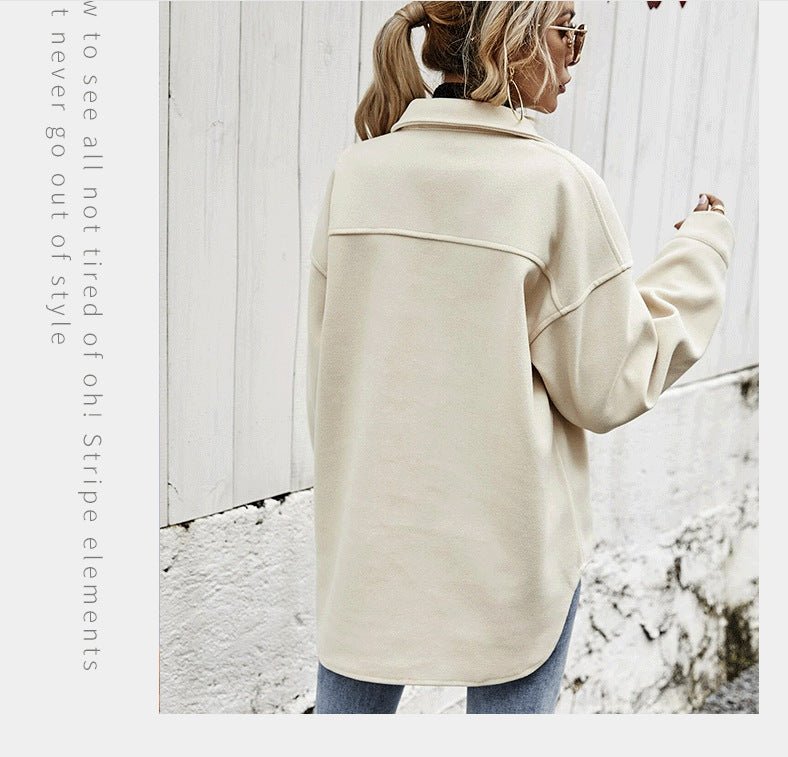 Oversized Shirt Jacket | Soft Brushed Fabric | Casual Layering Piece