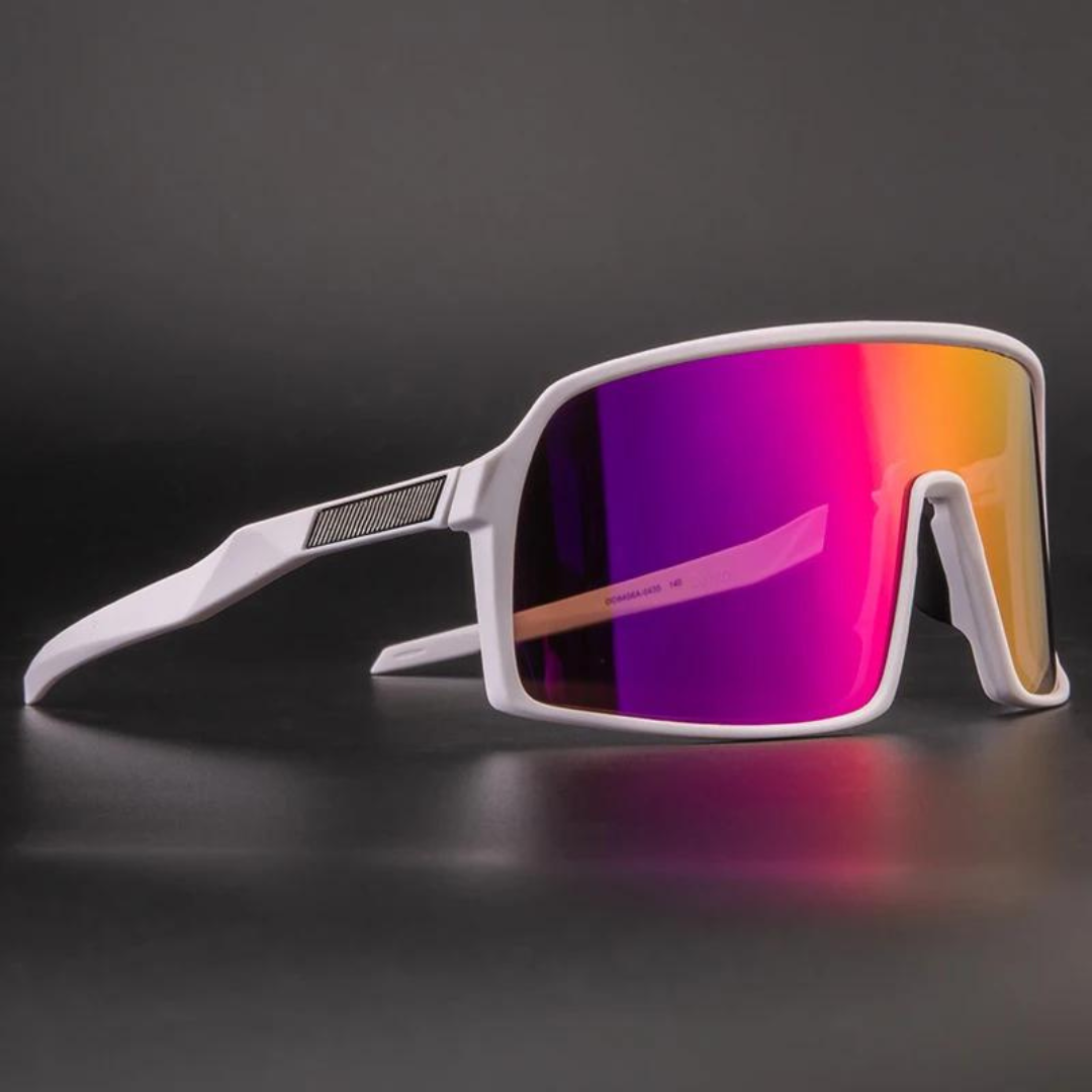 Mirrored Wraparound Sports Sunglasses | UV400 Protection | Lightweight Frame