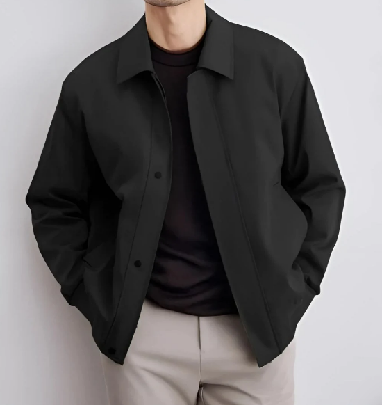 Men’s Lightweight Coach Jacket | Water-Resistant Shell | Casual Spring Outerwear