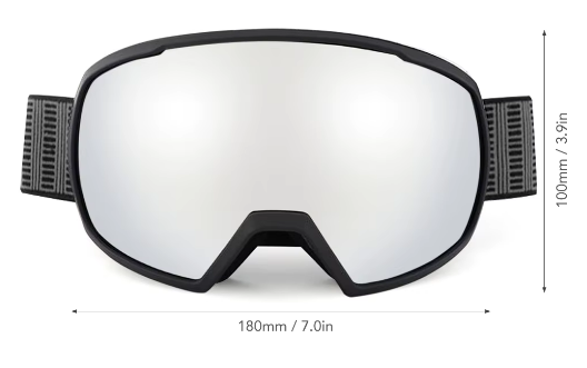 Anti-Fog Ski & Snowboard Goggles | UV Protection | Adjustable Strap