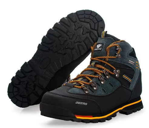 Waterproof Hiking Boots | High-Ankle Outdoor Trek Shoes | Durable Grip Sole