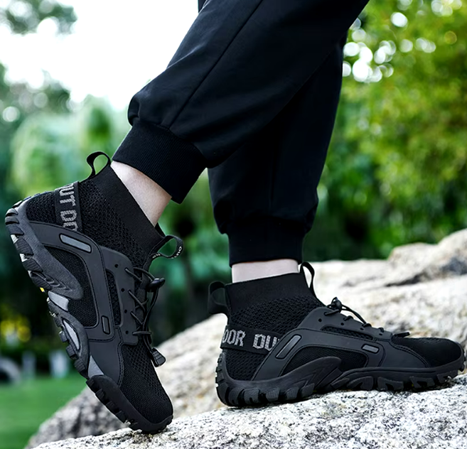 Men’s Trail Utility Sneakers | Durable Outdoor Grip & Breathable Mesh