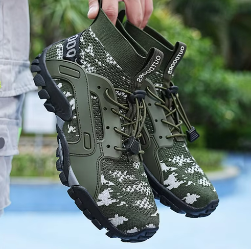 Men’s Trail Utility Sneakers | Durable Outdoor Grip & Breathable Mesh
