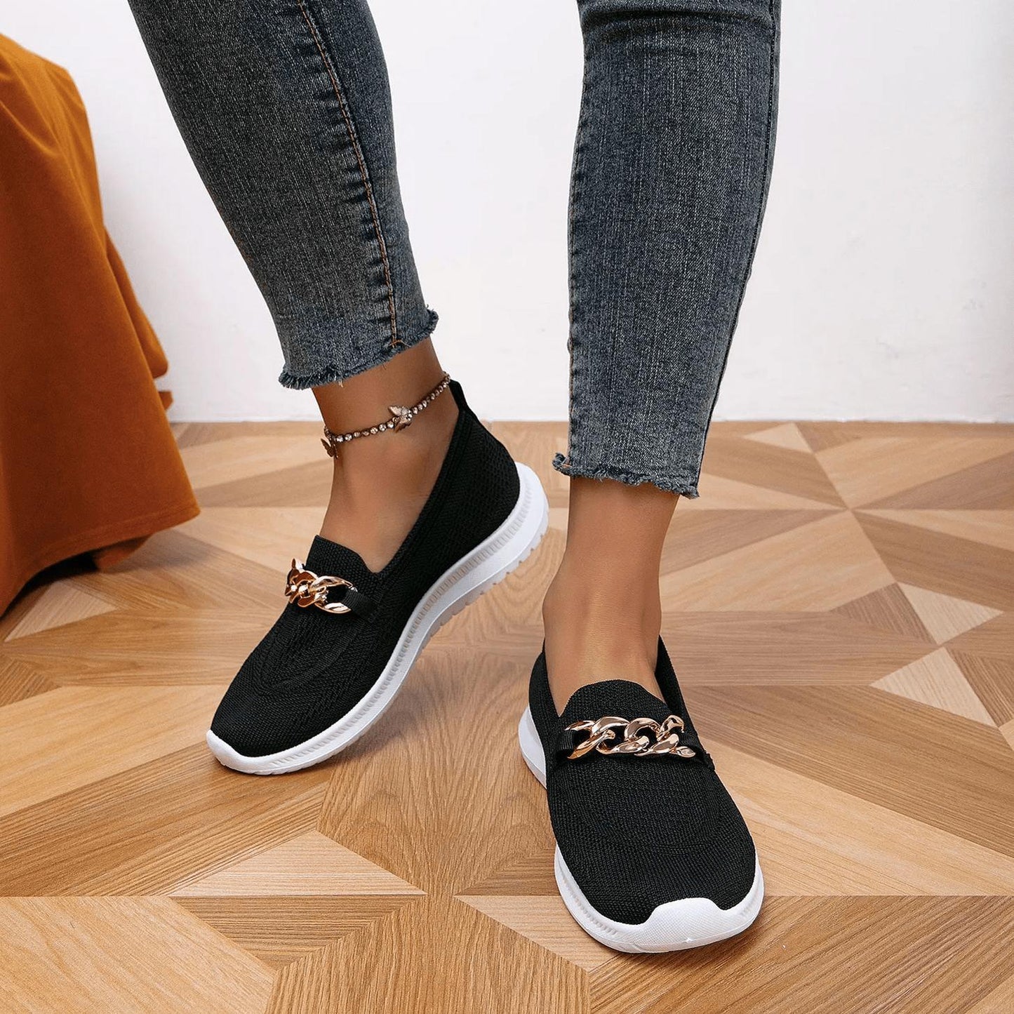 Casual Slip-On Sneakers | Breathable Knit | Lightweight Comfort | Everyday Wear