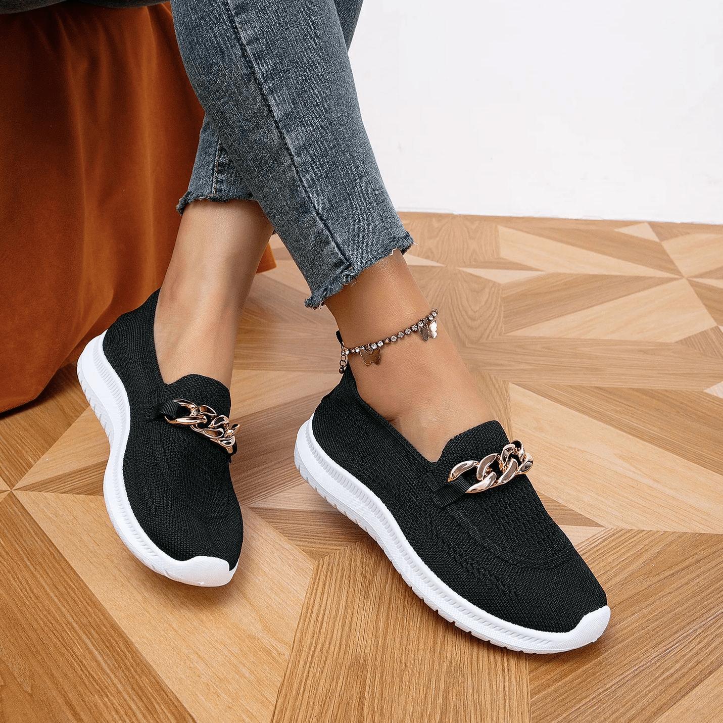 Casual Slip-On Sneakers | Breathable Knit | Lightweight Comfort | Everyday Wear