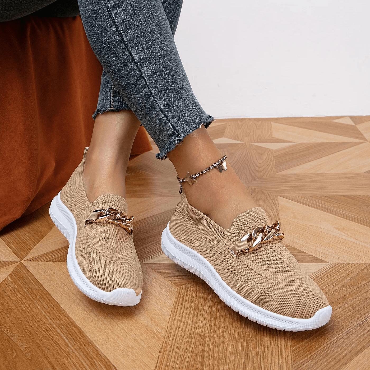 Casual Slip-On Sneakers | Breathable Knit | Lightweight Comfort | Everyday Wear