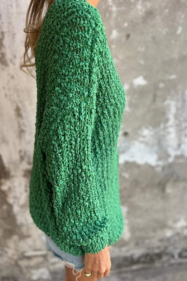 Chunky Knit Oversized Sweater | Textured Design | Perfect for Layering