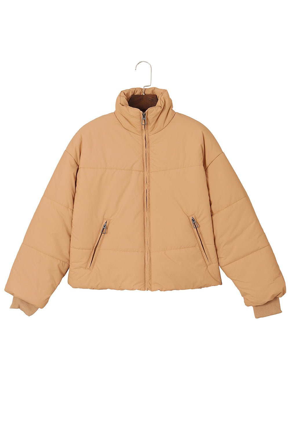 Cropped Puffer Jacket | Adjustable Hem | Lightweight Warmth | Everyday Essential