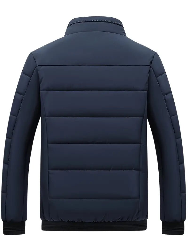 Men's Lightweight Puffer Jacket | Stand Collar | Insulated Design | Casual Winter Wear