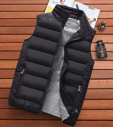 Men’s Lightweight Puffer Vest | Insulated Quilted Gilet | Sleeveless Fall Layer