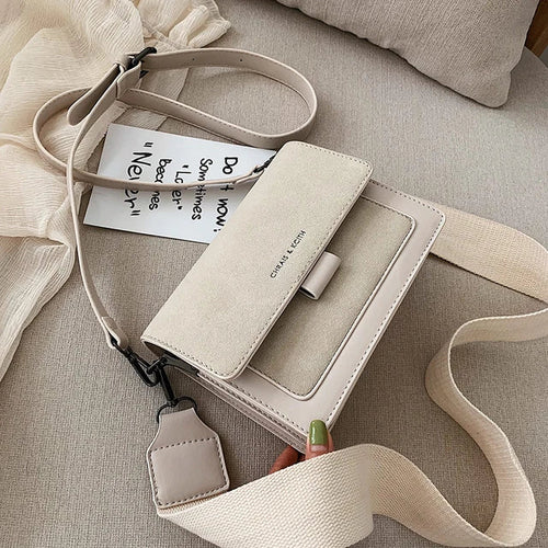 Compact Crossbody Bag | PU Material | Polyester-Cotton Lining | Everyday Essential