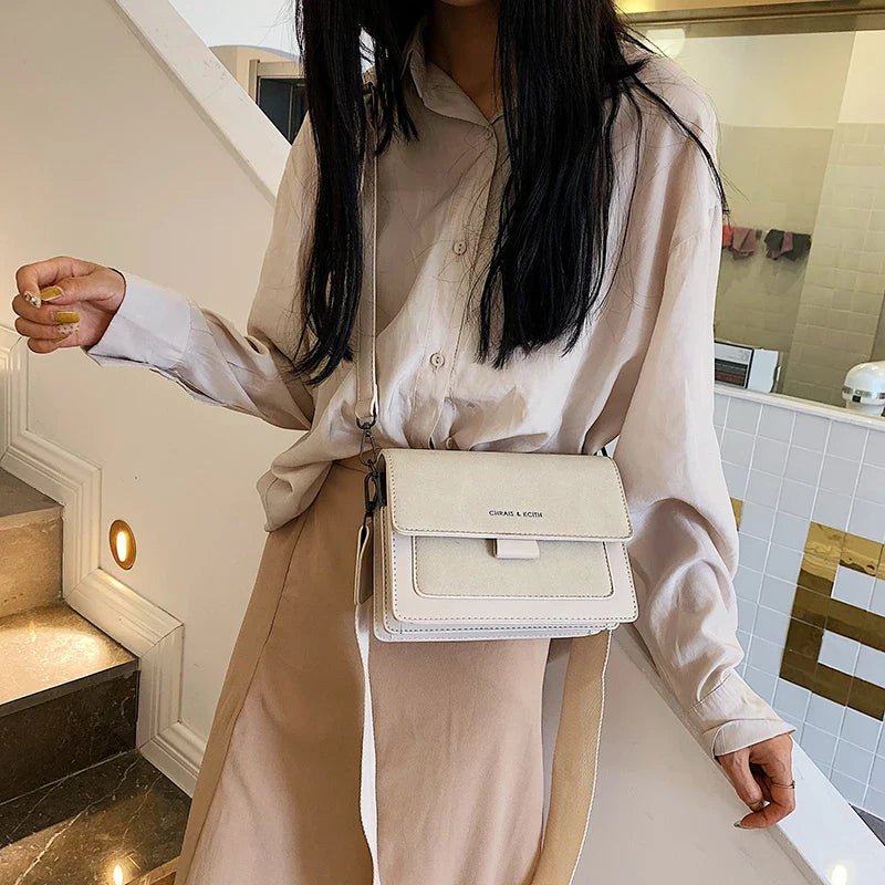 Compact Crossbody Bag | PU Material | Polyester-Cotton Lining | Everyday Essential