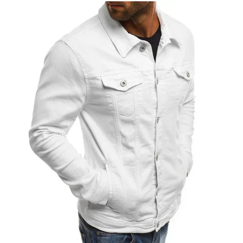 Men's Casual Denim Jacket | Classic Button-Up | Versatile Everyday Wear