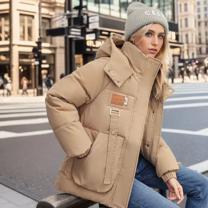 Oversized Puffer Jacket with Hood | Ultra-Warm Insulation | Winter Street Style | Practical Design
