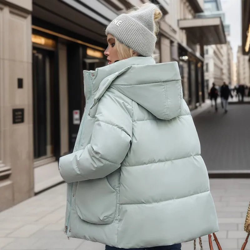 Oversized Puffer Jacket with Hood | Ultra-Warm Insulation | Winter Street Style | Practical Design