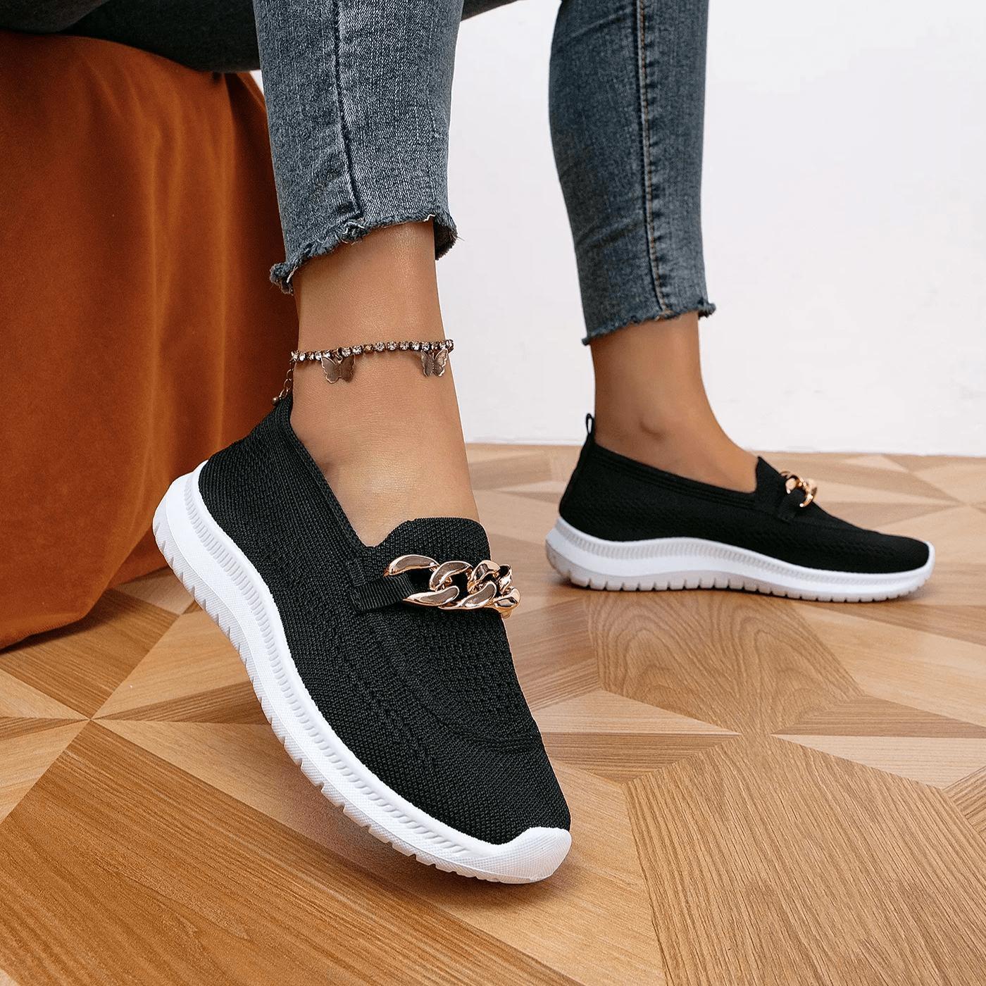 Casual Slip-On Sneakers | Breathable Knit | Lightweight Comfort | Everyday Wear