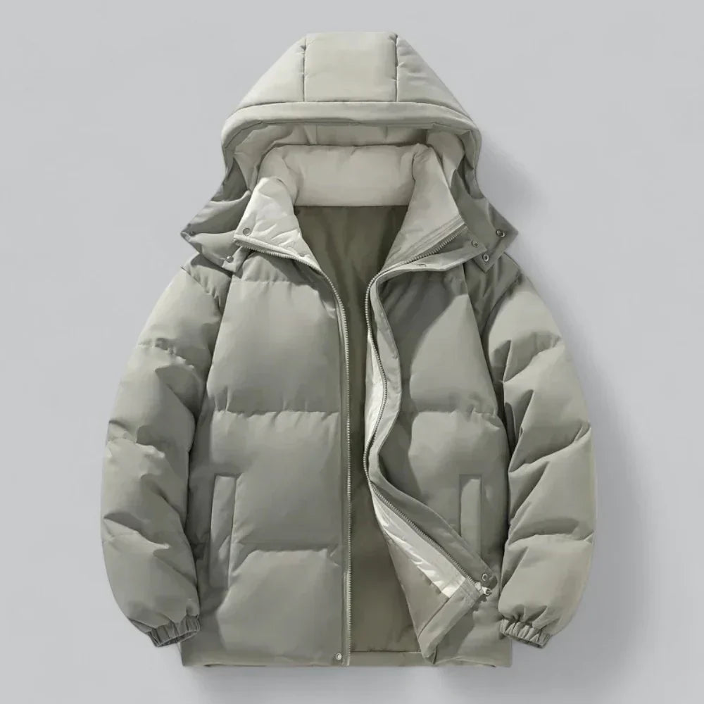 Men’s Puffer Jacket | Hooded Winter Coat | Insulated Outerwear