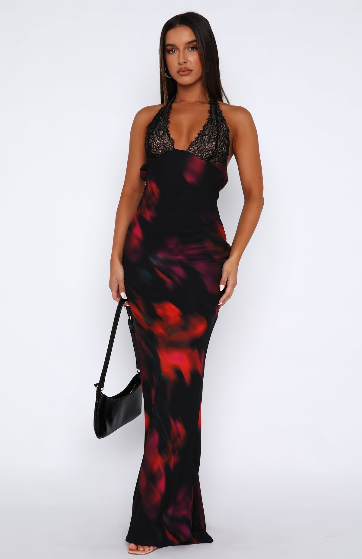 Floral Print Bodycon Maxi Dress | Sleeveless Fit | Elegant Evening Wear