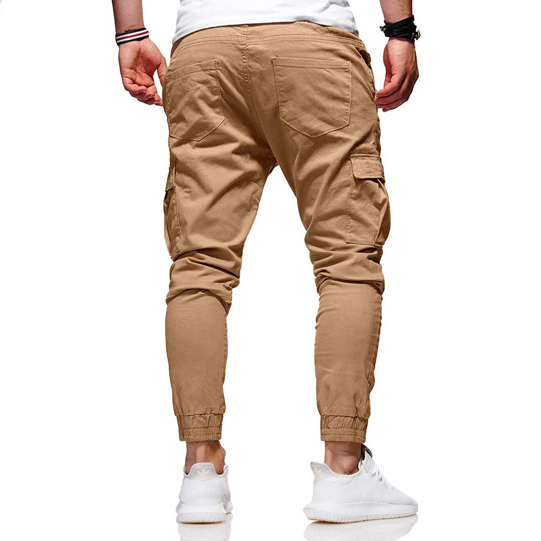 Men's Jogger Cargo Pants | Stretch Waistband | Tapered Fit with Utility Pockets