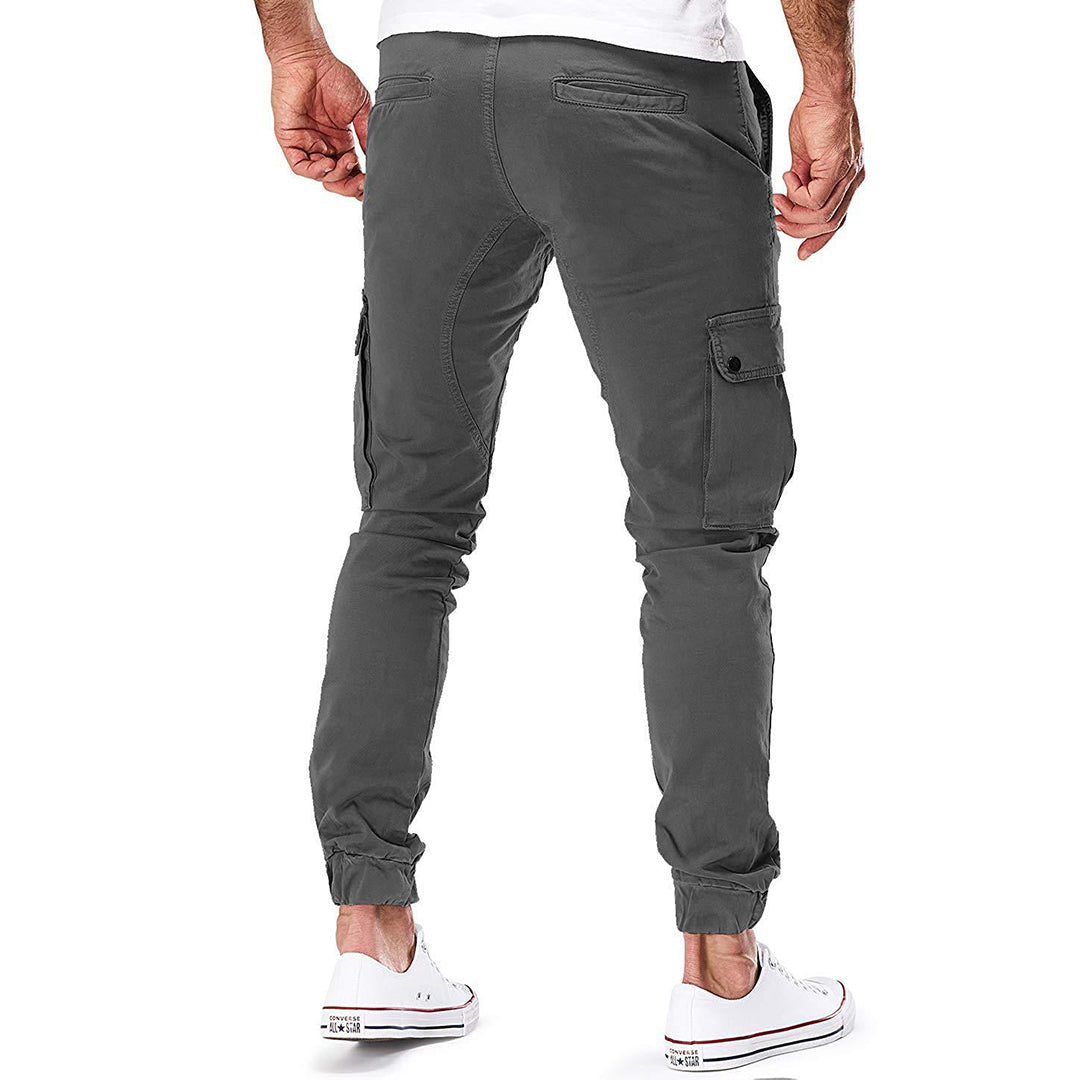 Men's Jogger Cargo Pants | Stretch Waistband | Tapered Fit with Utility Pockets