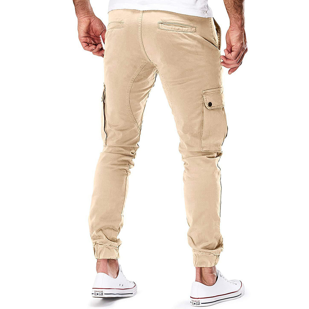 Men's Jogger Cargo Pants | Stretch Waistband | Tapered Fit with Utility Pockets