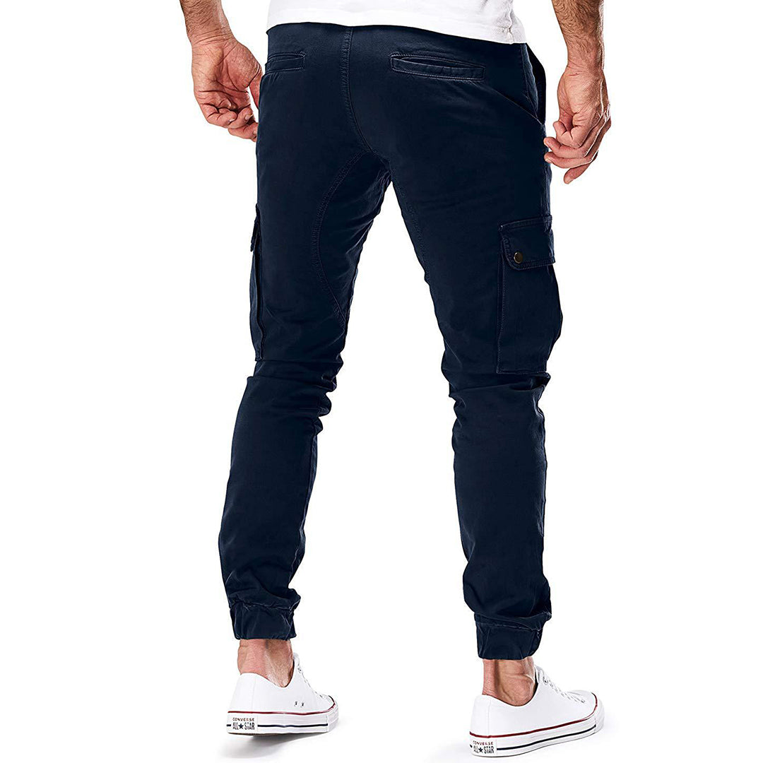 Men's Jogger Cargo Pants | Stretch Waistband | Tapered Fit with Utility Pockets