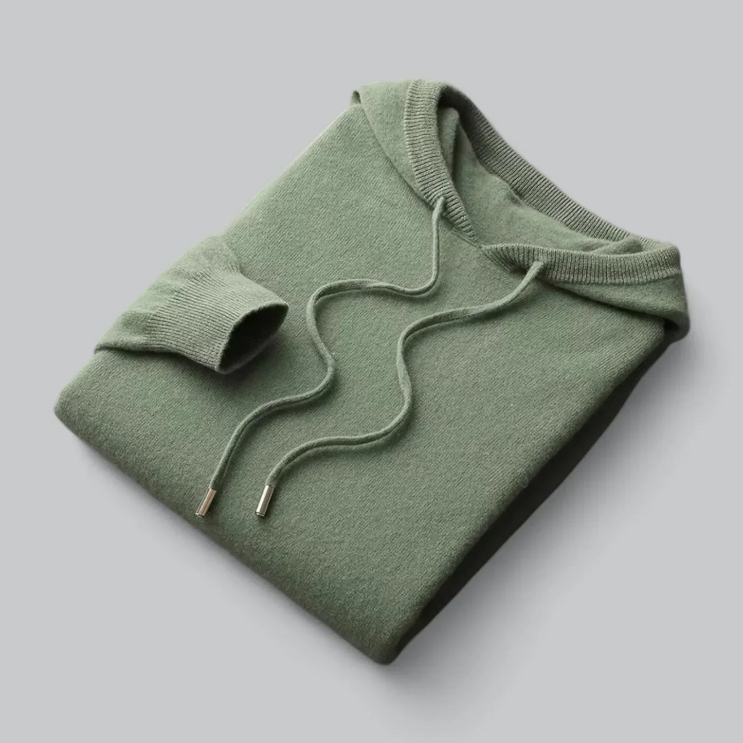 Men’s Cashmere-Blend Hoodie | Soft Knit Pullover | Premium Everyday Layer