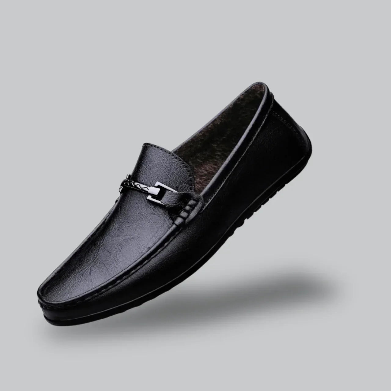 Men’s Classic Leather Loafers | Slip-On Dress Shoes | Casual Office Style