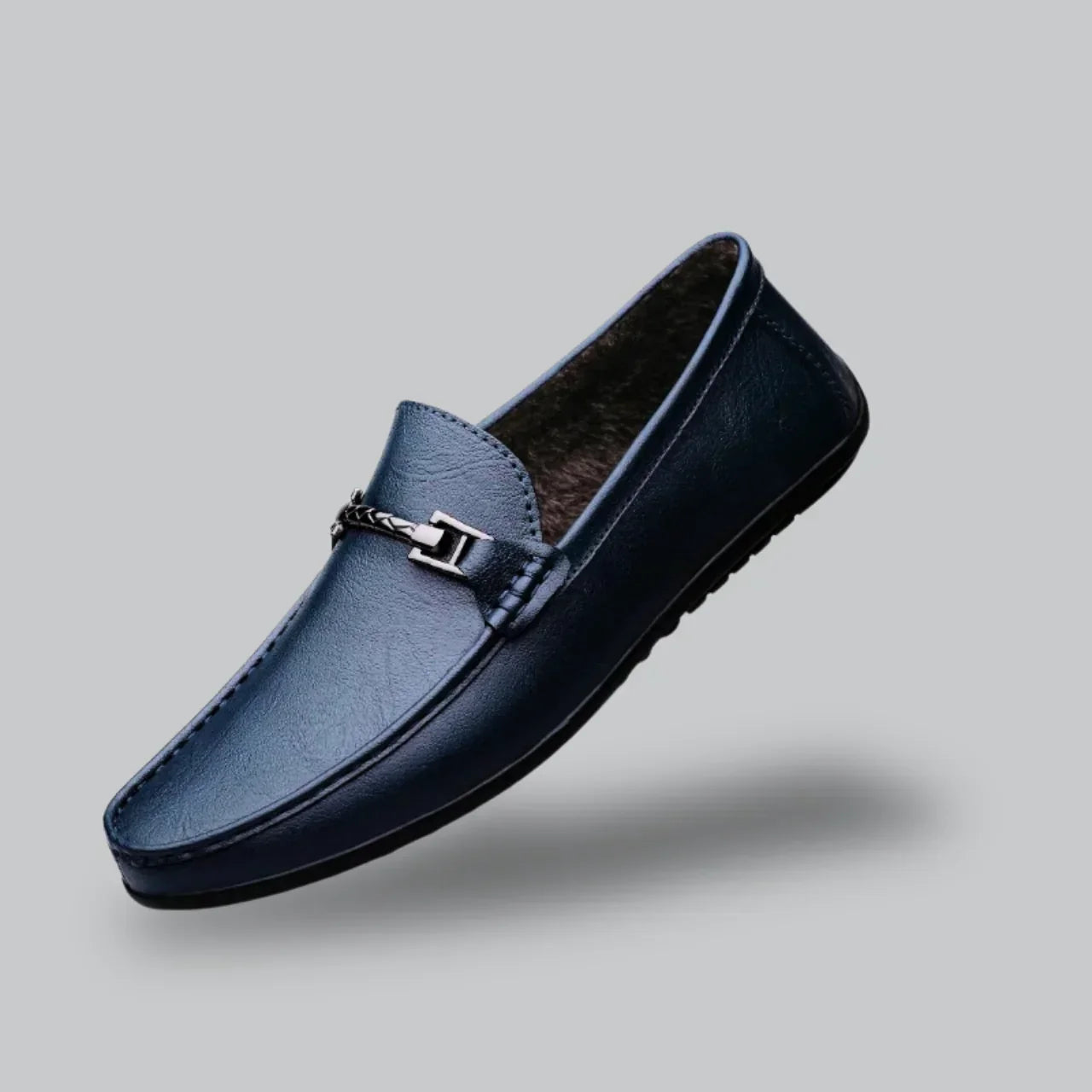 Men’s Classic Leather Loafers | Slip-On Dress Shoes | Casual Office Style