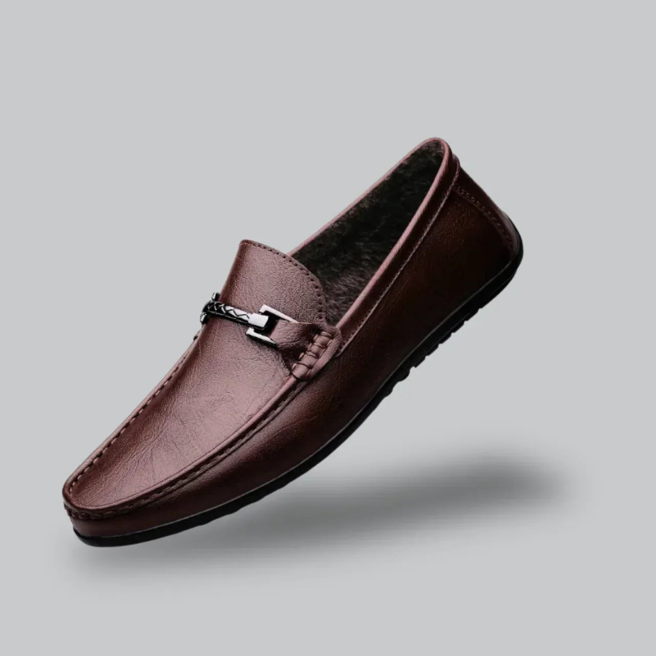 Men’s Classic Leather Loafers | Slip-On Dress Shoes | Casual Office Style