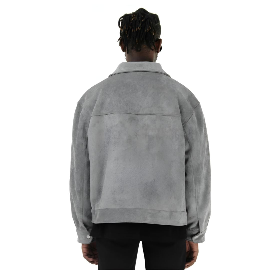 Men’s Faux Suede Overshirt Jacket | Casual Fall Layering Piece Canada