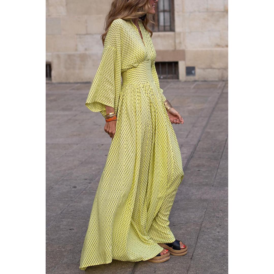 Boho Maxi Dress | Lightweight Crinkle Texture | Relaxed Fit