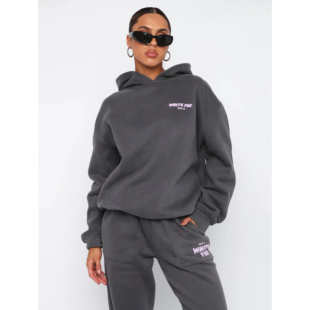 Oversized Graphic Hoodie | “White Fox Vol.3” Printed Pullover | Casual Streetwear Canada
